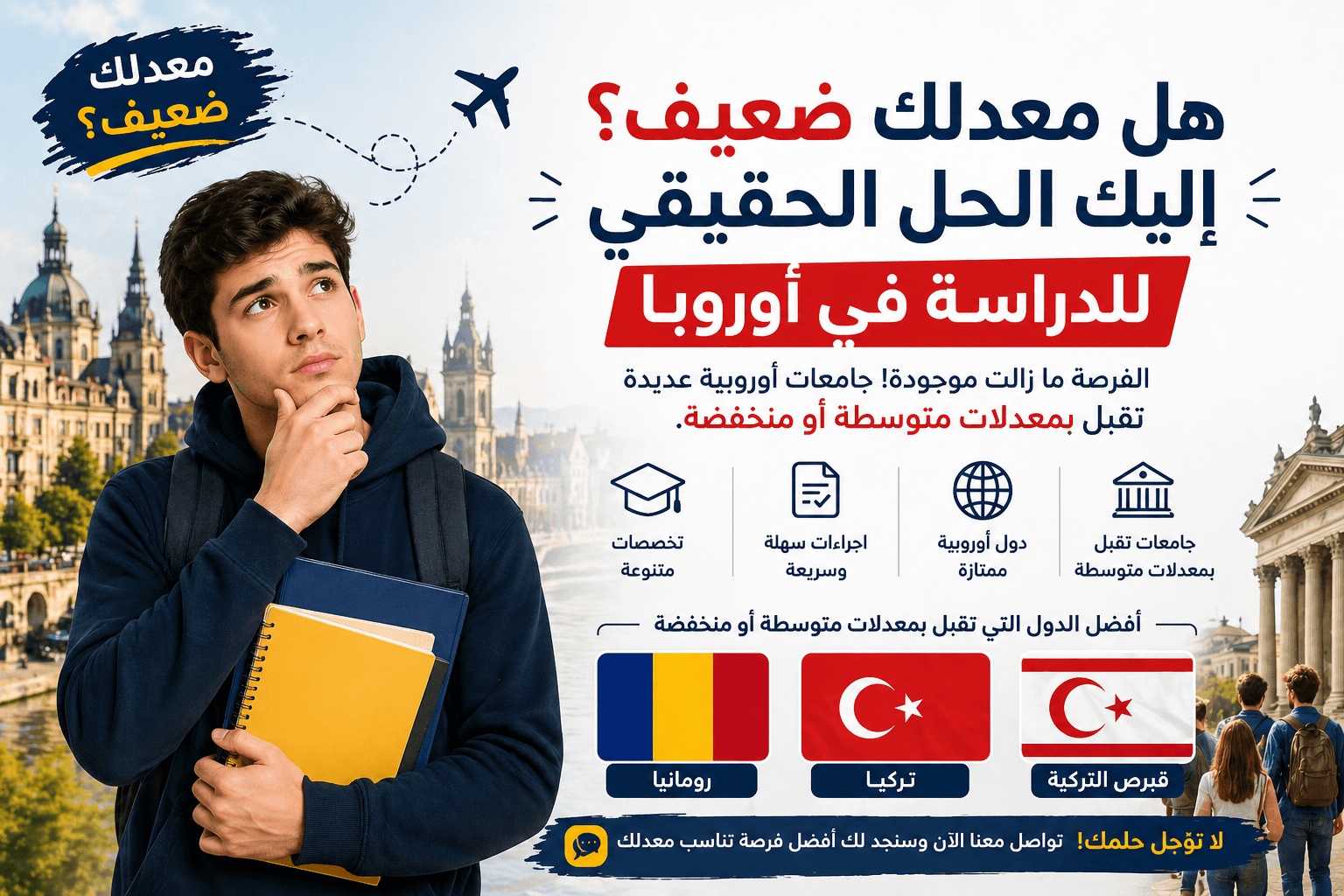 Do you have a low GPA? Here is the real solution to study in Europe