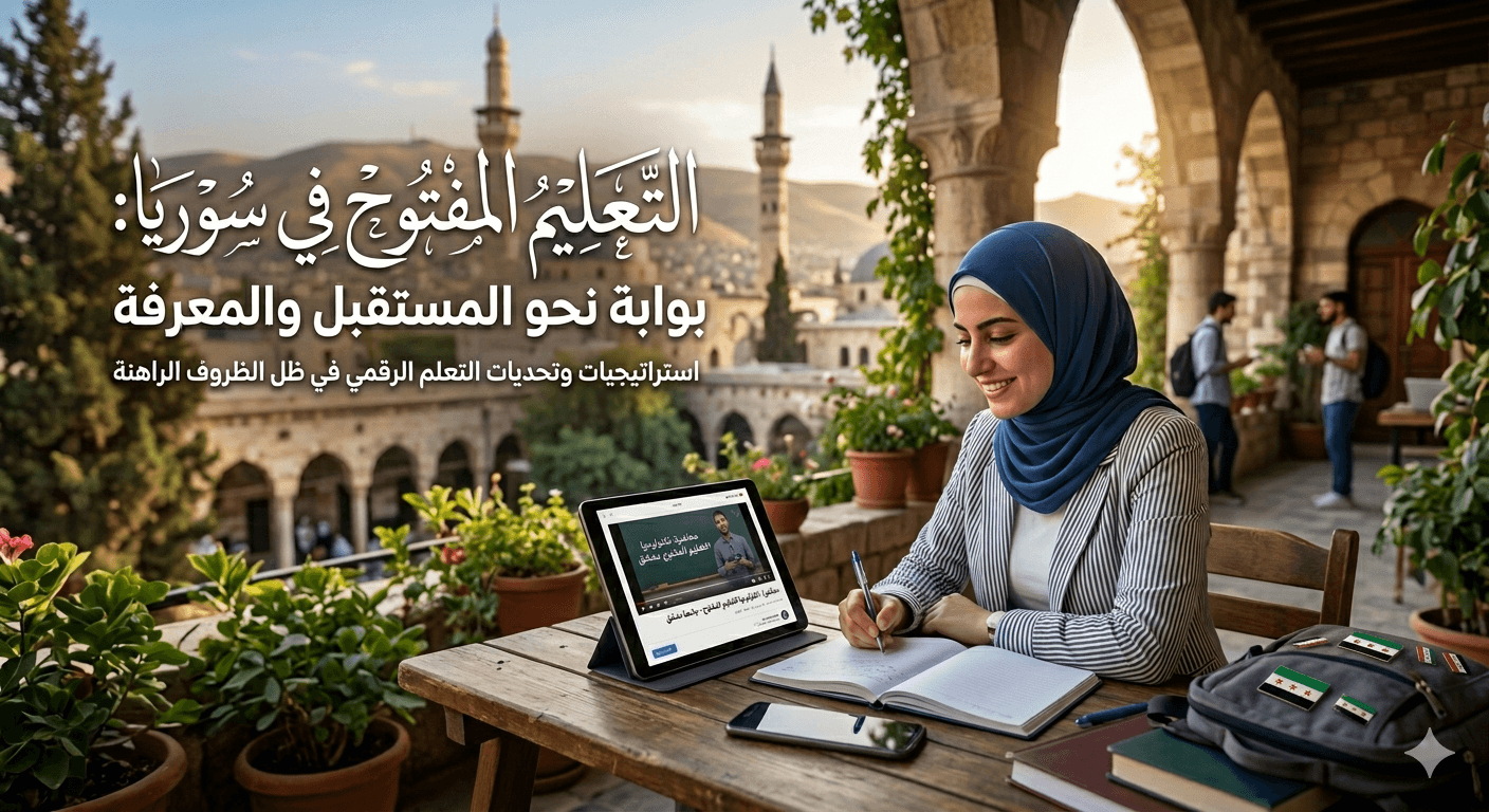 الدليل الشامل للتعليم المفتوح في سوريا 2026